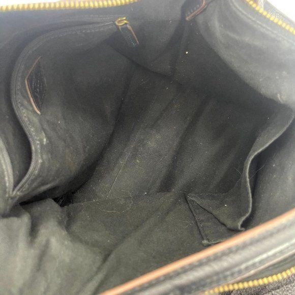 Fossil Black Soft Leather Hobo Medium Shoulder Bag - Picture 9 of 12